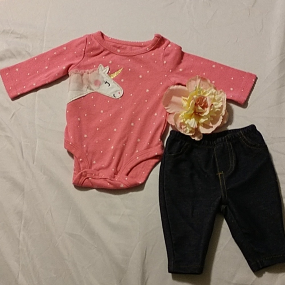 Carter's unicorn outfit